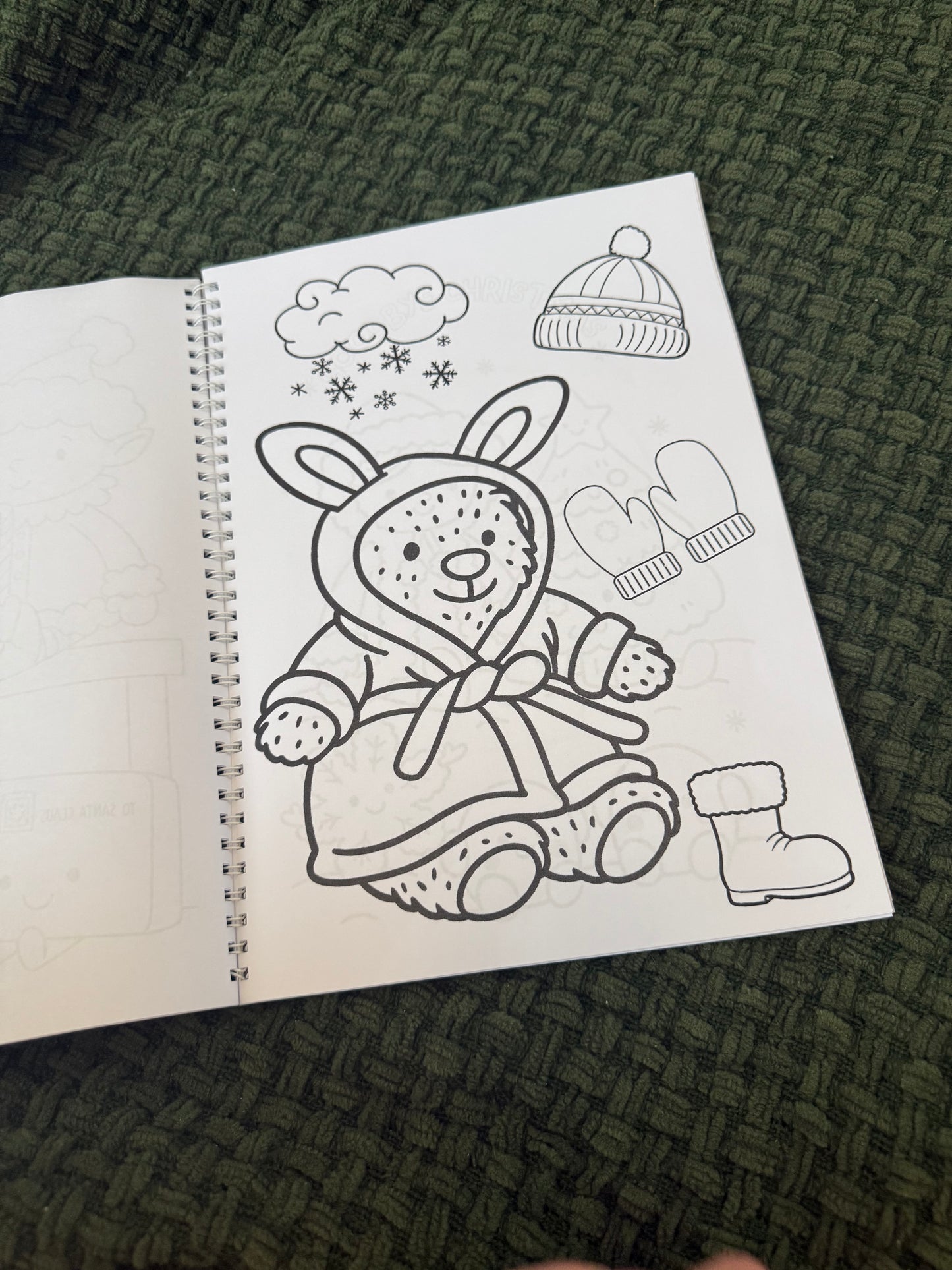 Jellycat Christmas colouring book