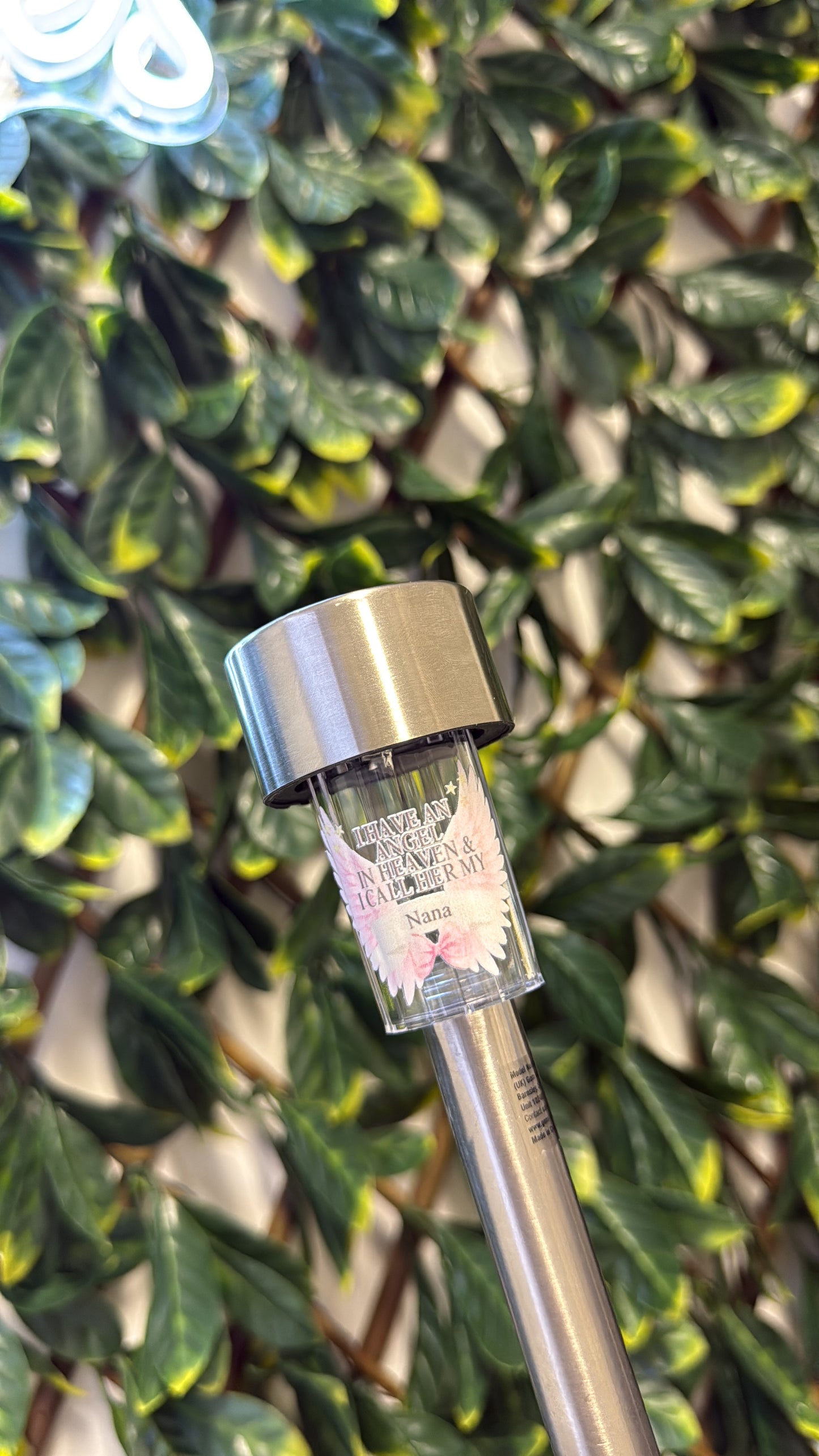 Angel in heaven solar light stake
