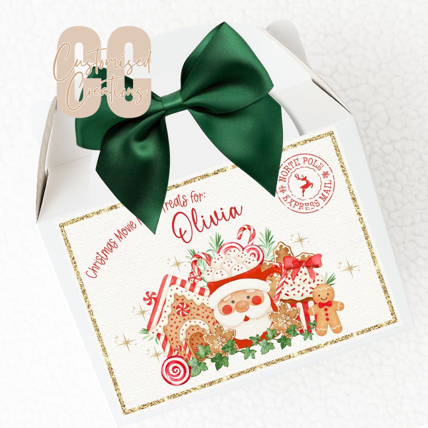 Christmas bakery treat box
