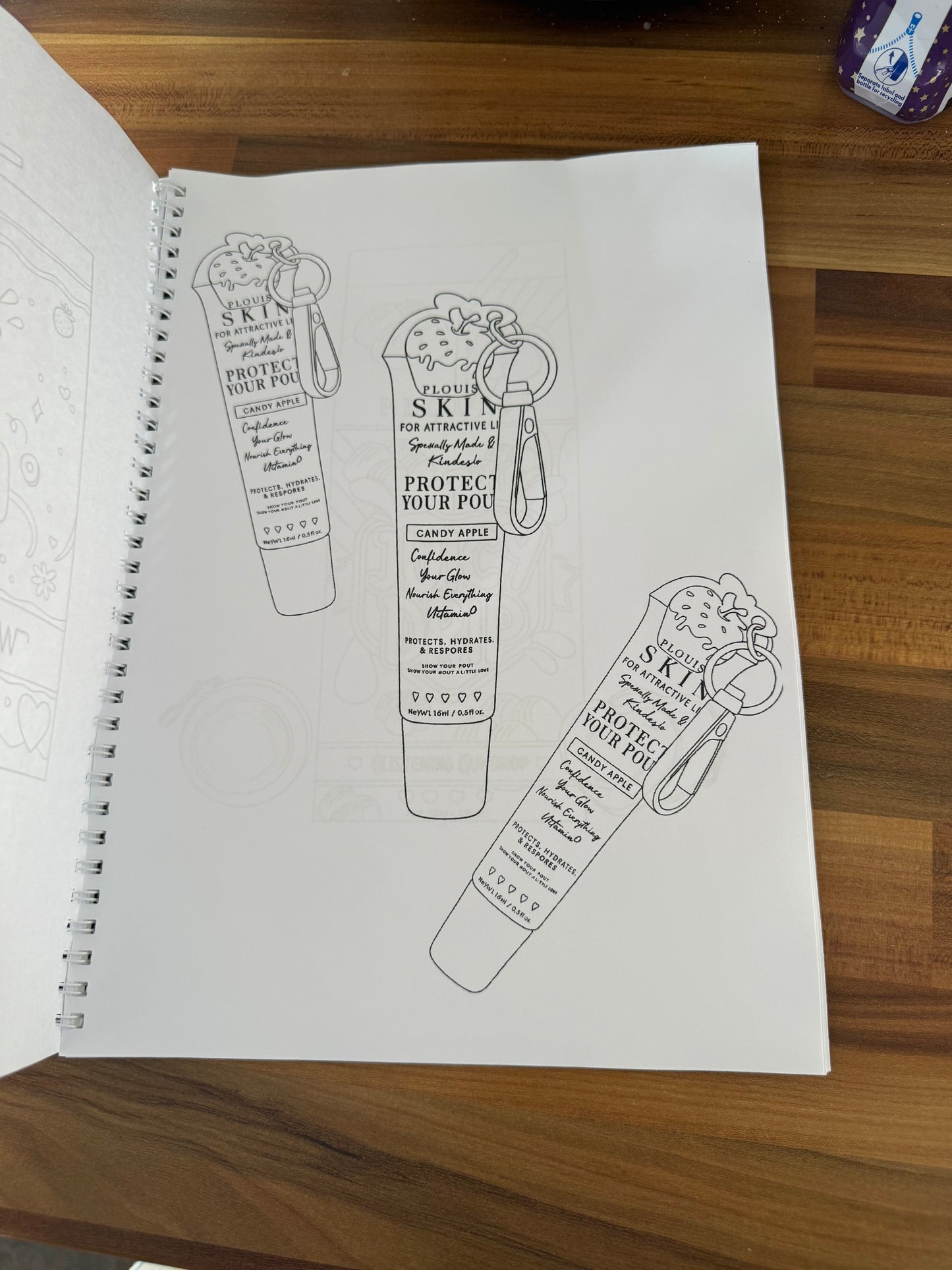 P Louise colouring book