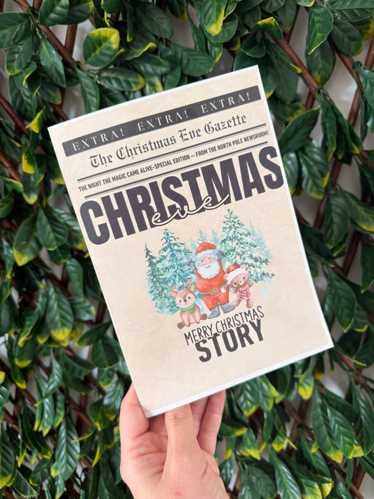 Santas Christmas Eve newspaper
