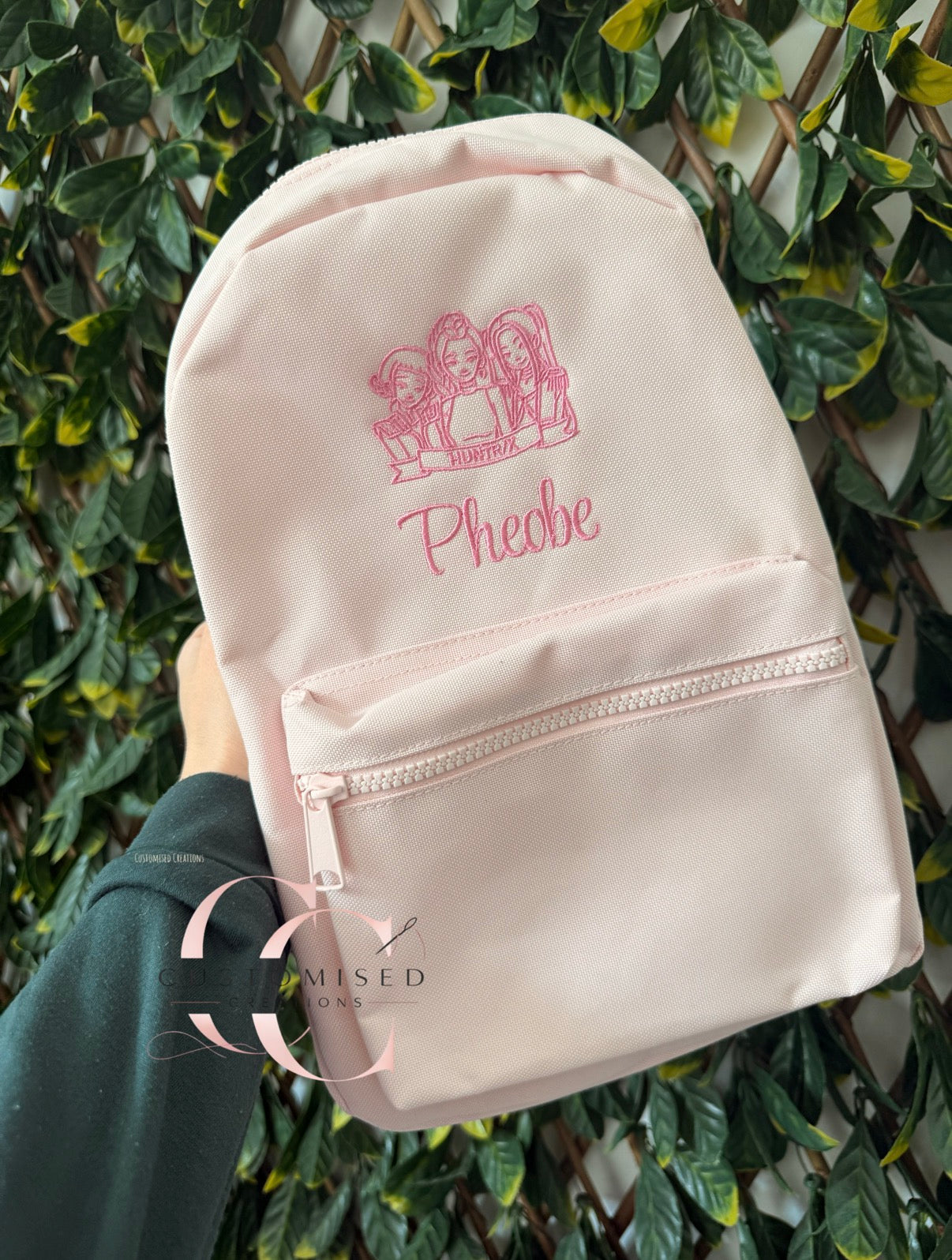 Embroidered back pack - Huntrix kpop demon hunters
