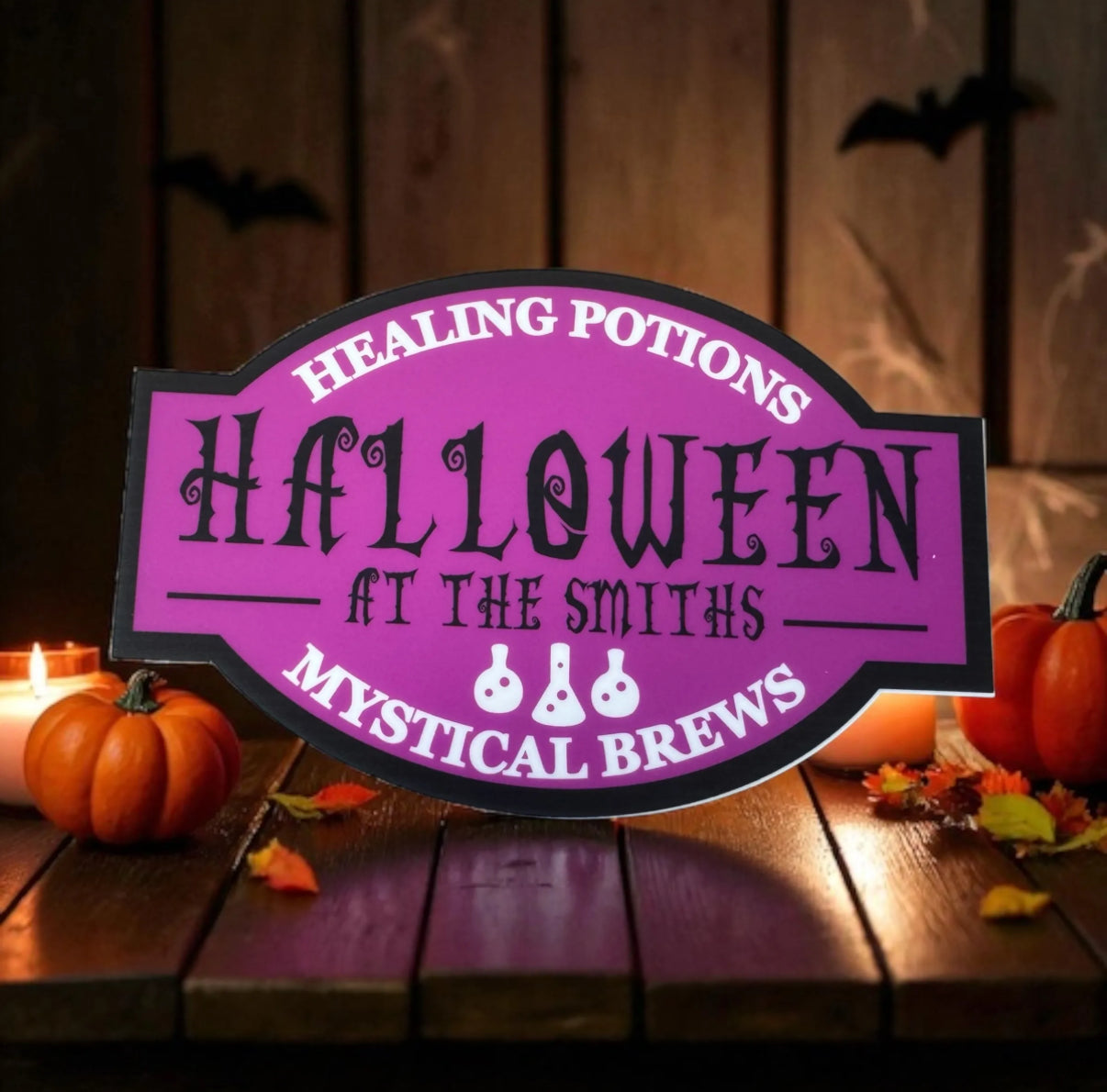 Potions Halloween sign