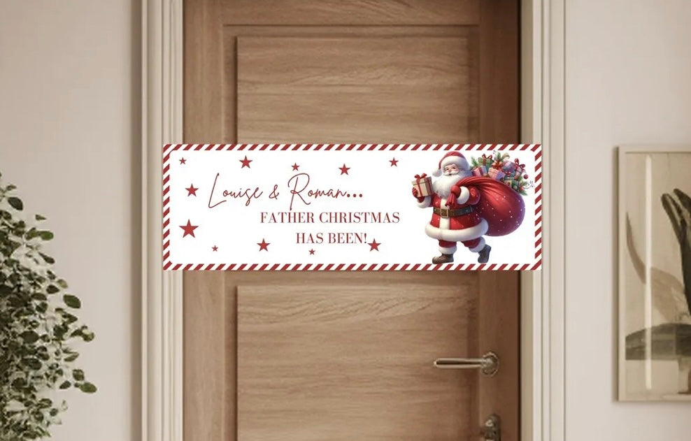 Santas been banner