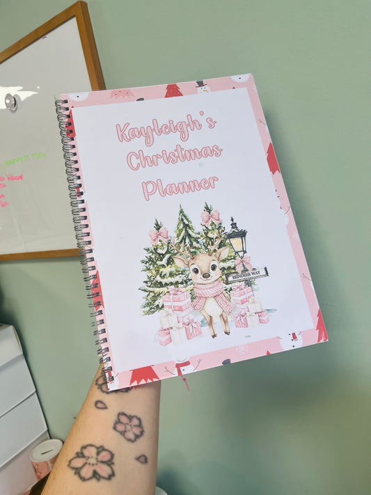 Christmas planner- a4 reindeer