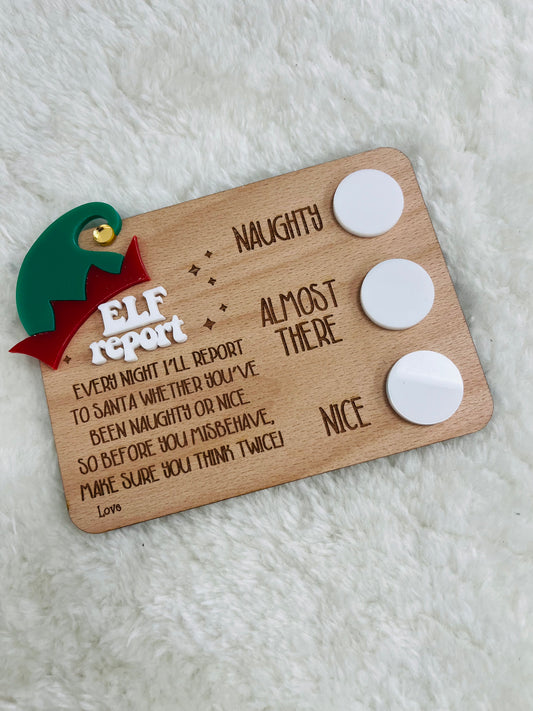 Elf report card