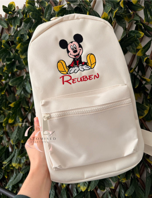 Embroidered backpack - Mickey Mouse