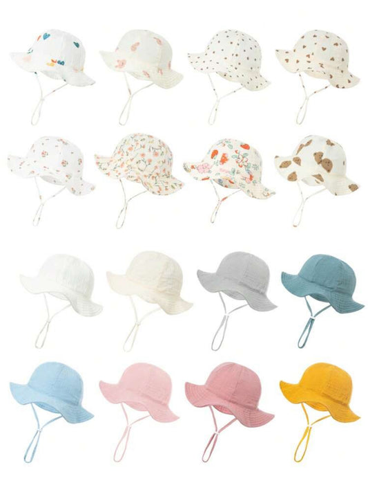 Babies embroidered hat - all colours