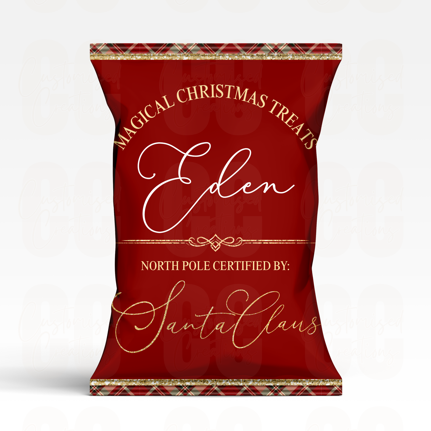 Christmas treat packet  - Of Santa Claus