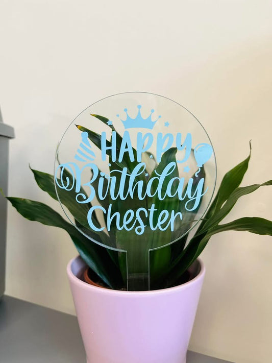 Acrylic Cake Topper