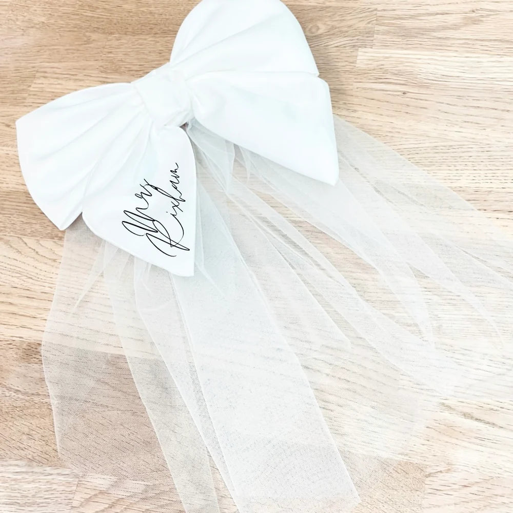 Wedding/Hen party veil with bow