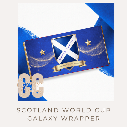 World Cup Scotland galaxy wrapper
