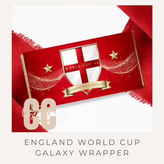 World Cup England galaxy wrapper