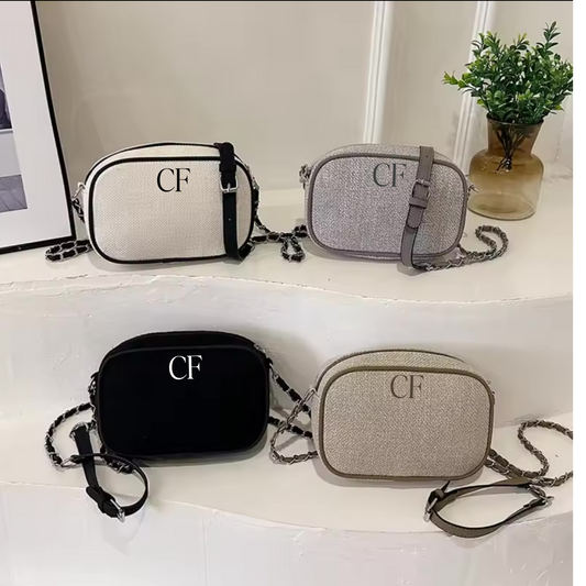 Canvas cross body bag