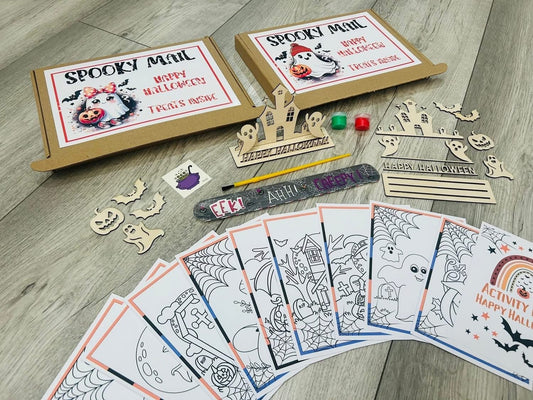 Halloween budget book box