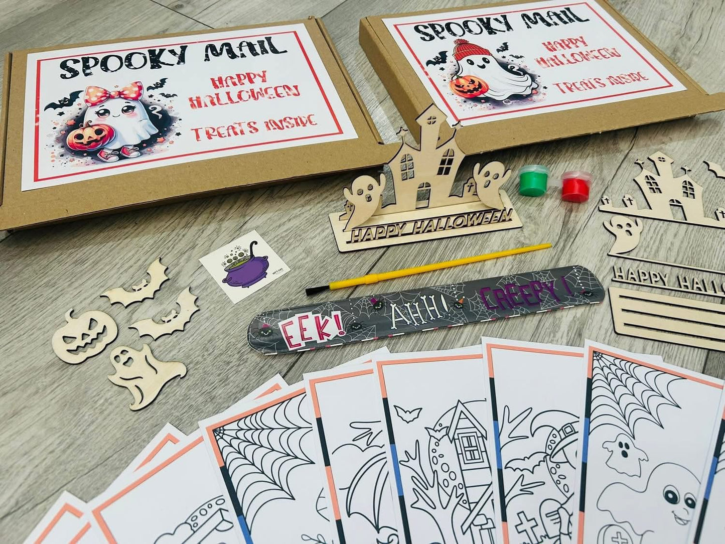 Halloween budget book box