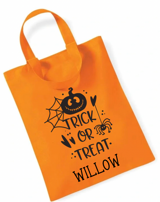 Trick or treat bag - orange