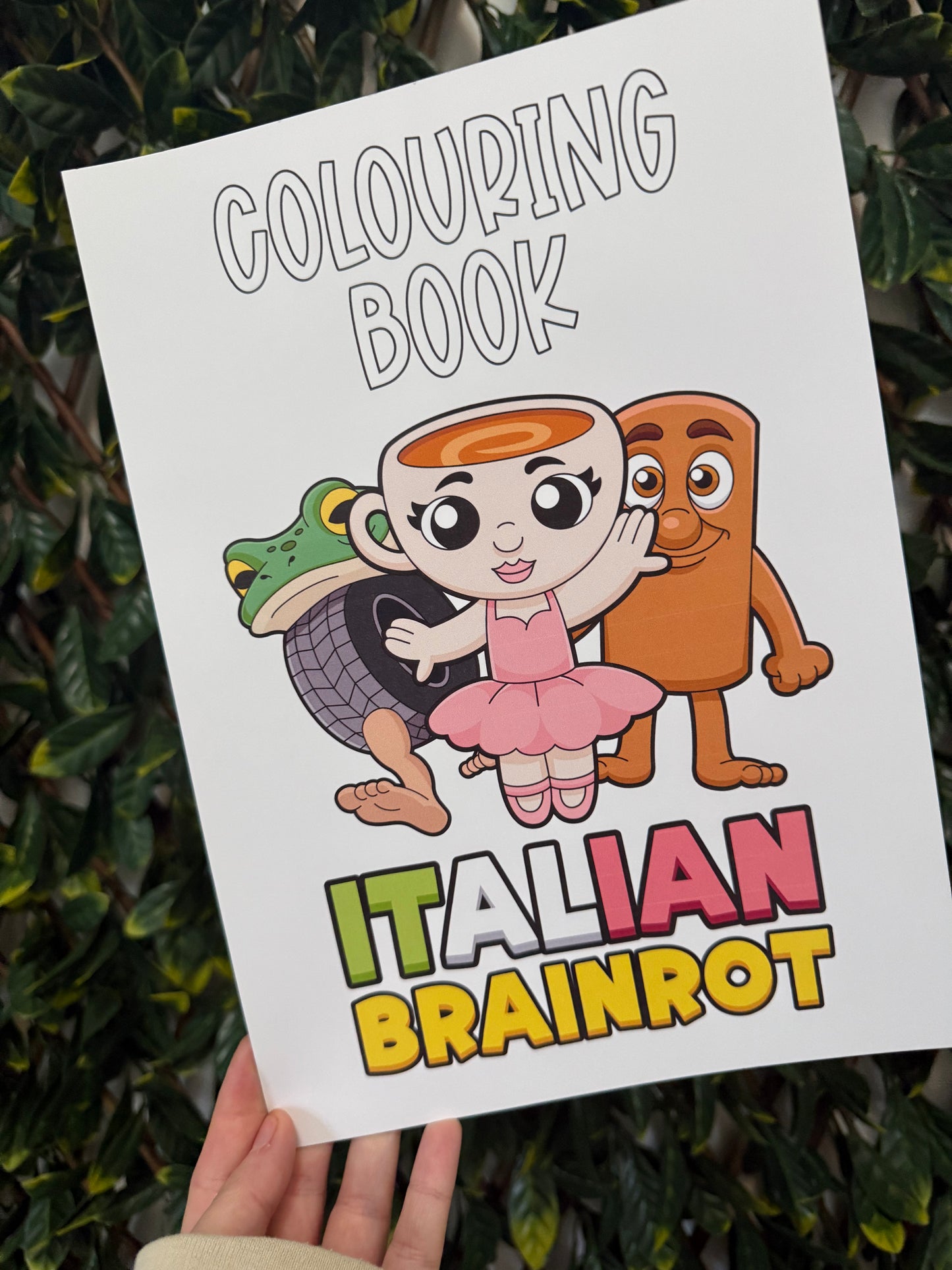 Brain rot colouring book