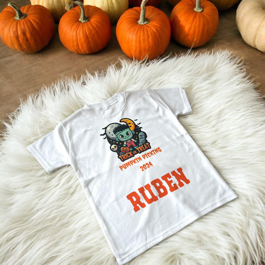 Trick or treat halloween tshirt
