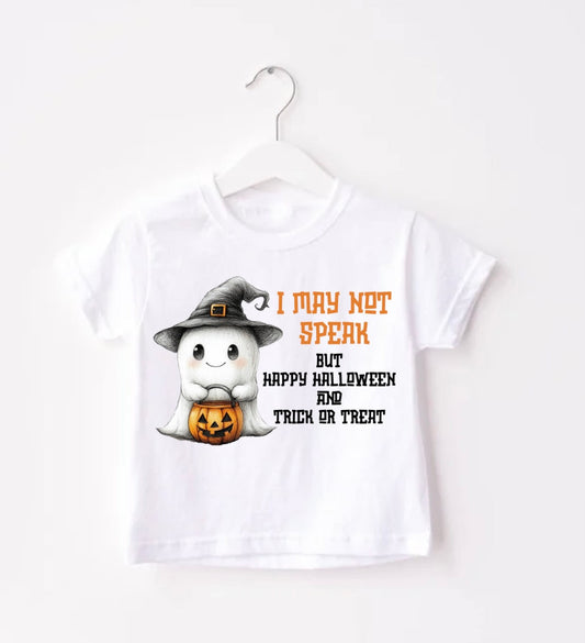 Non verbal Halloween tshirt
