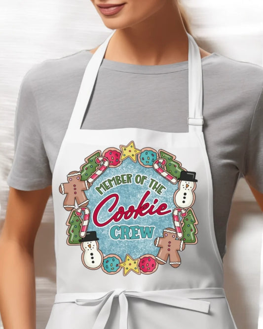 Christmas apron - member of the cookie crew