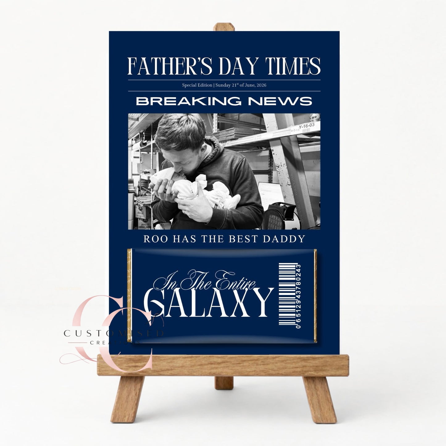 Photo galaxy board and wrapper