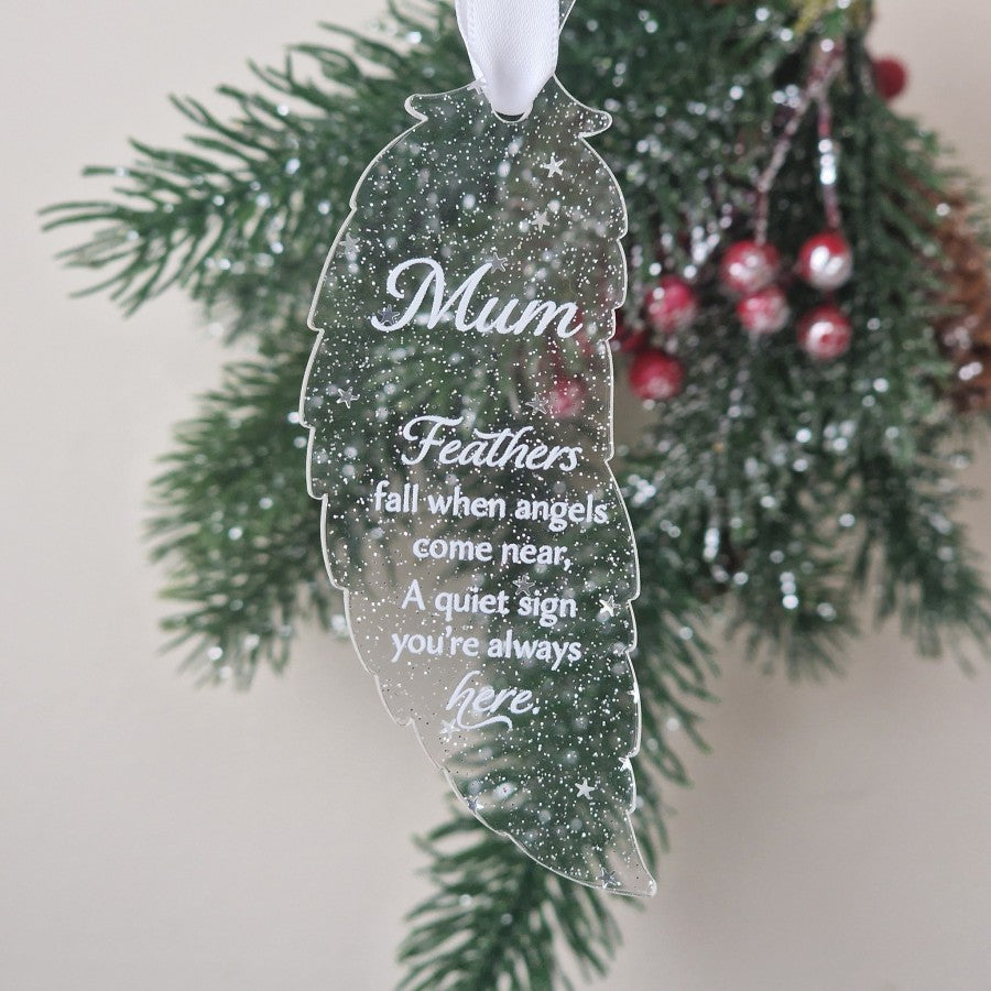 Angel wing bauble