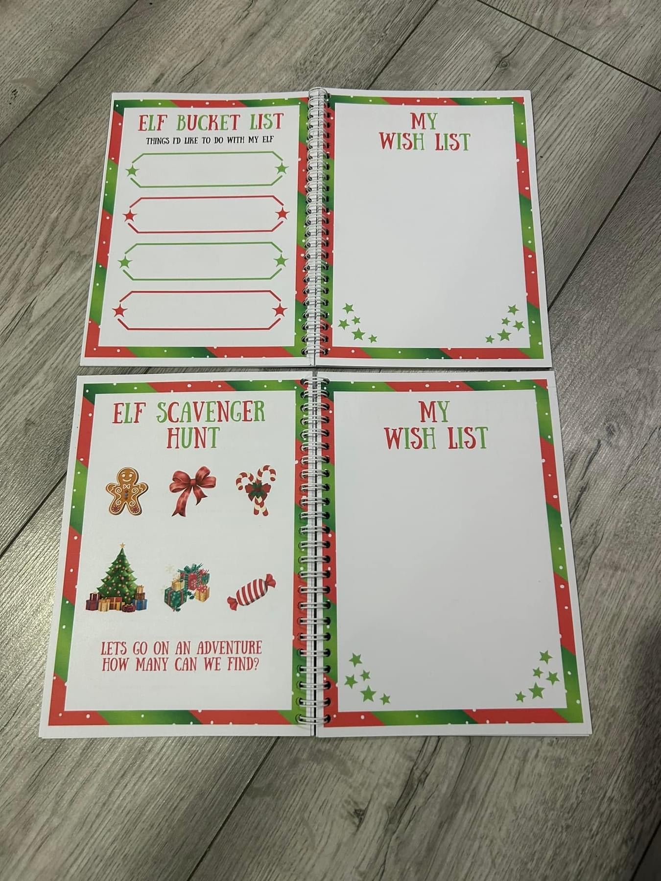 Elf activity book