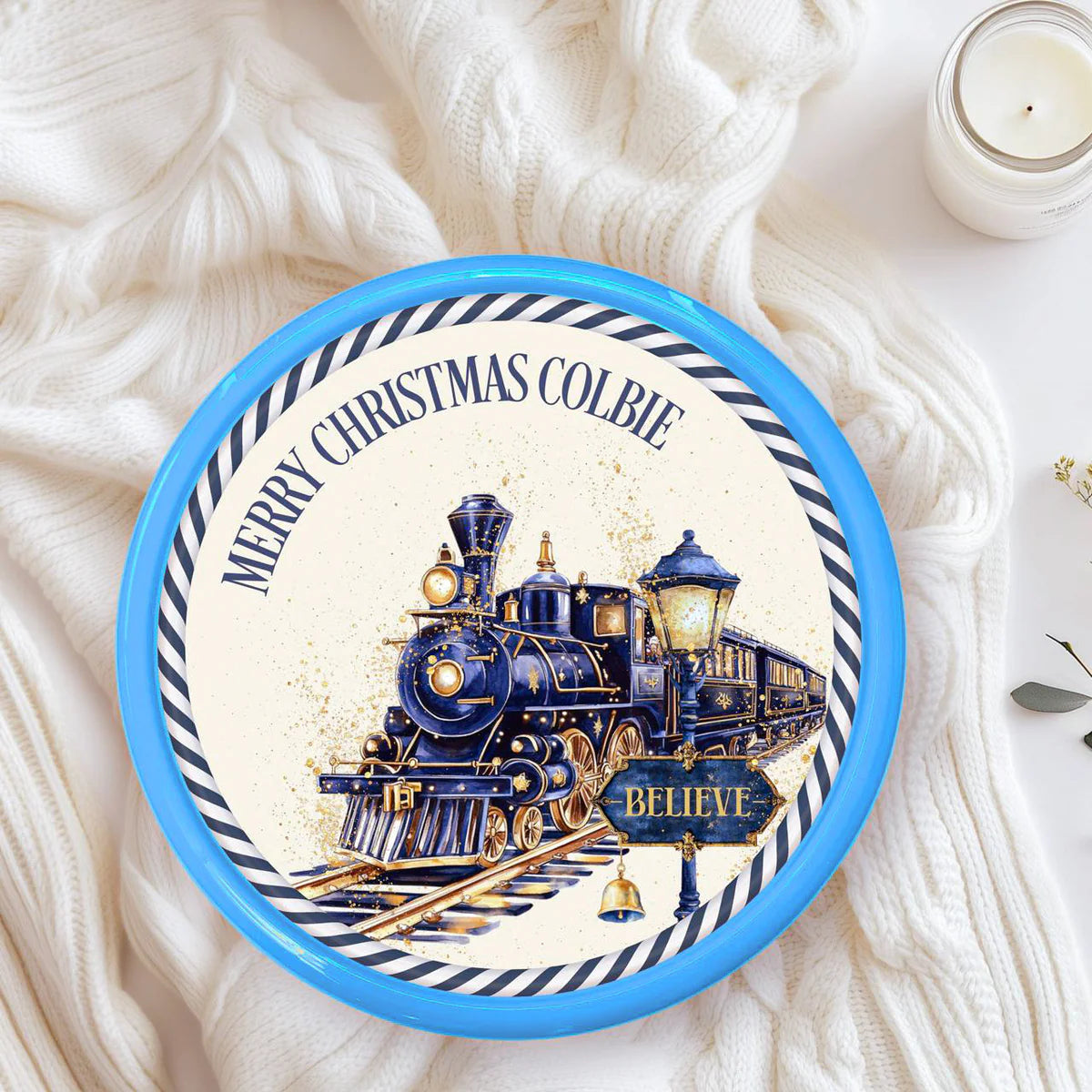 Express train chocolate tub STICKER only
