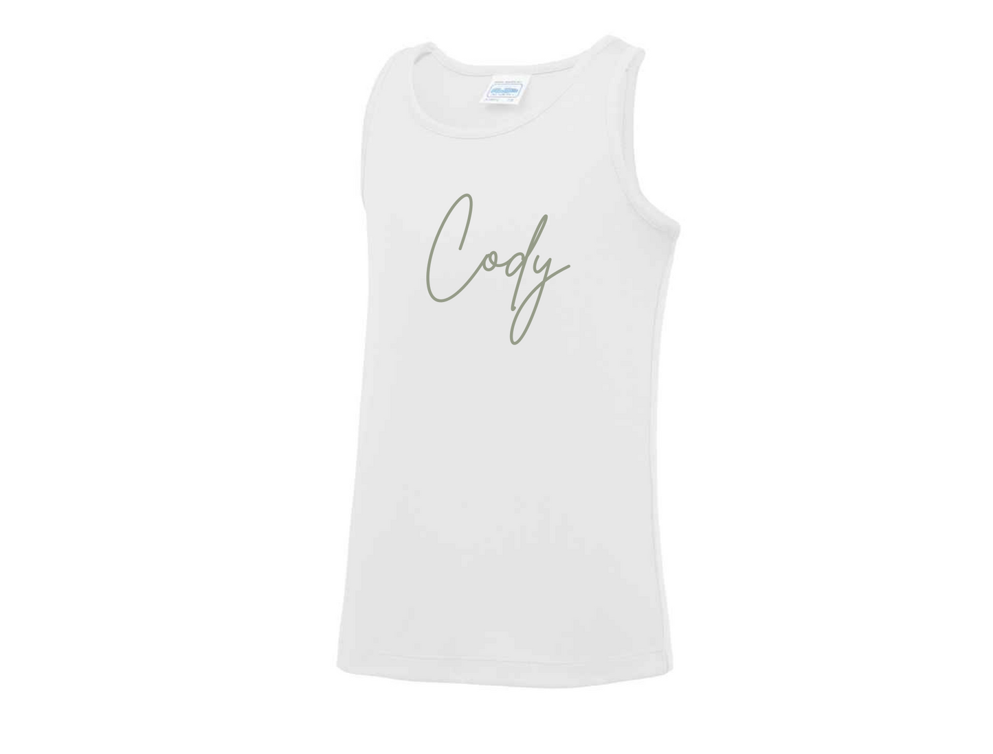 Embroidered summer vest