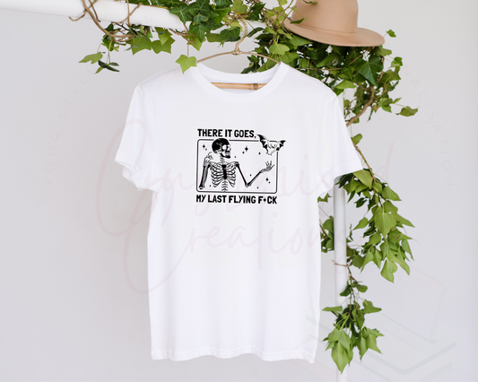 There it goes my flying F style 1  adult tshirt