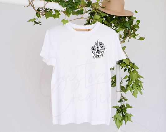 F off design 1 adult tshirt