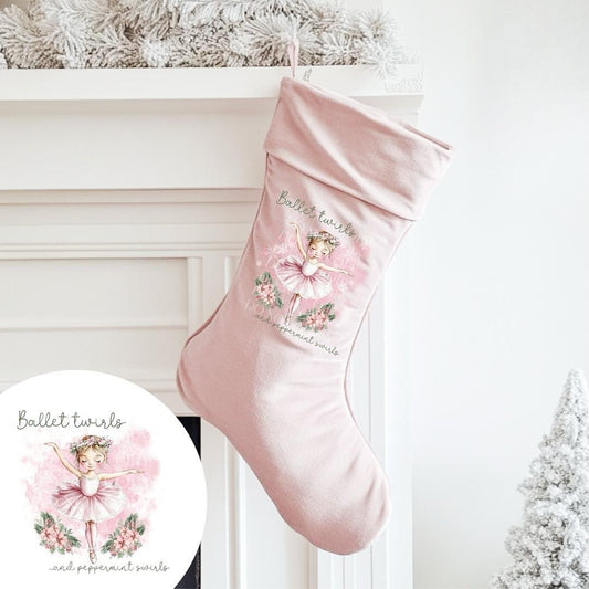Ballerina pink stocking